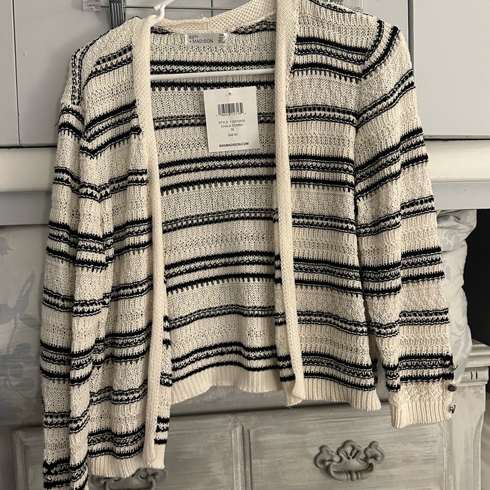 New Cardigan 89th and Madison black and white